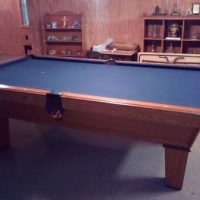 Olhausen Oak Slate Pool Table With Accufast Cushions